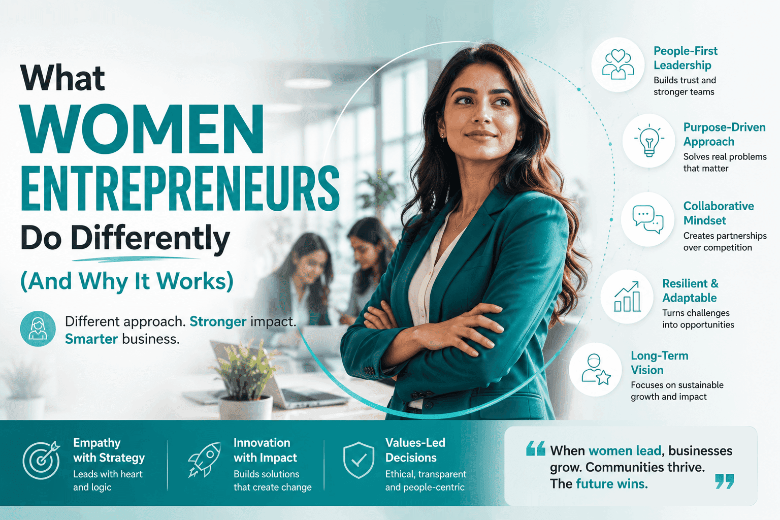 WHat Women entrepreneurs do differently