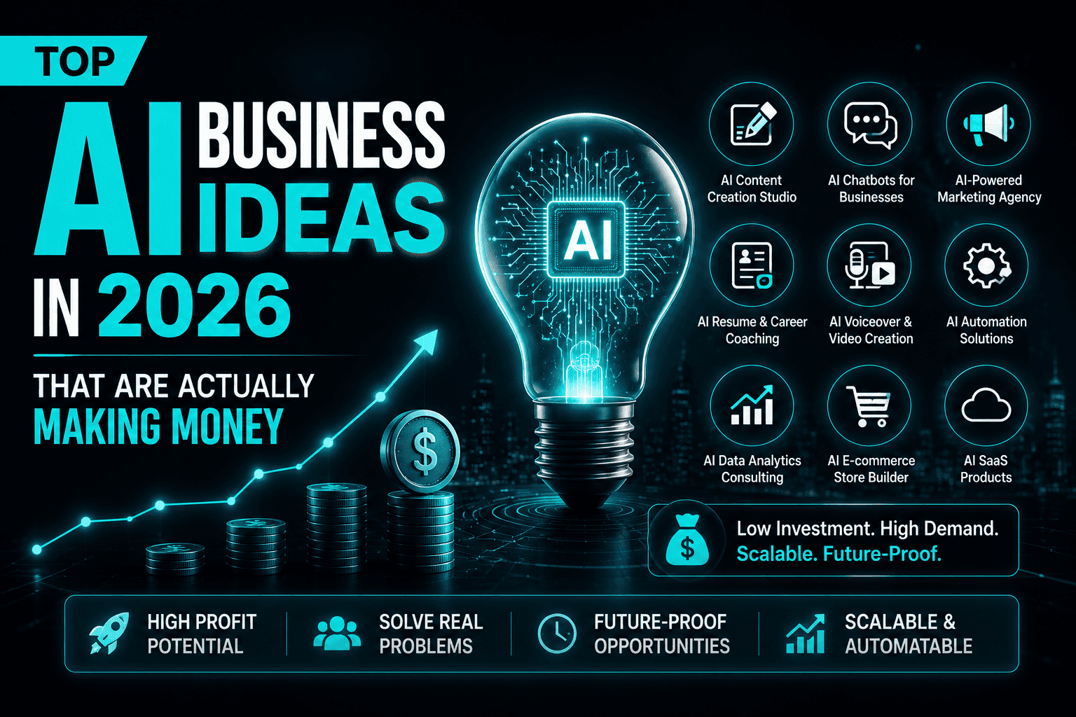 Top AI Business Ideas in 2026 That Are Actually Making Money