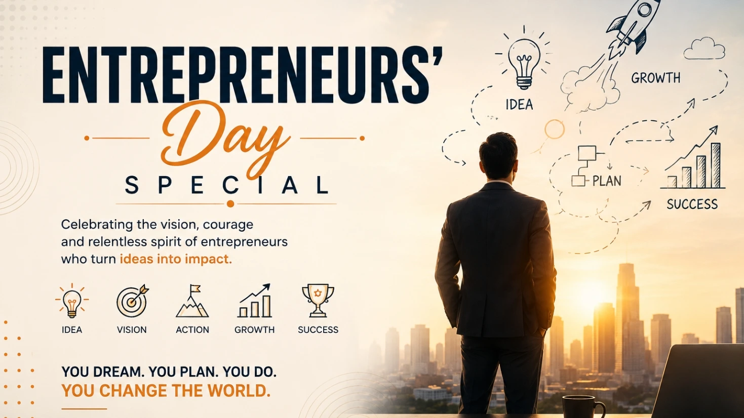 Entrepreneur’s Day Special highlighting the dark side of entrepreneurship, including founder burnout, financial uncertainty, stress, and failure