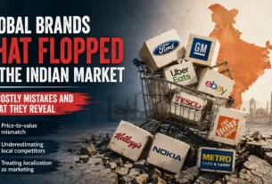 Global brands that flopped in the Indian market, highlighting costly mistakes in pricing, localization, competition, and market strategy.