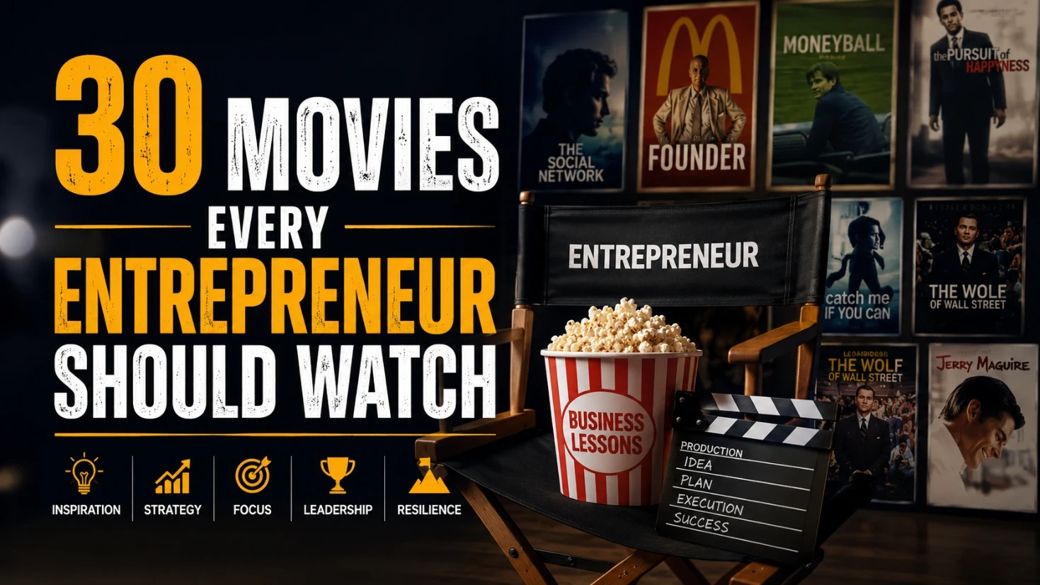 30 Movies Every Entrepreneur Should Watch – cinematic business movie guide