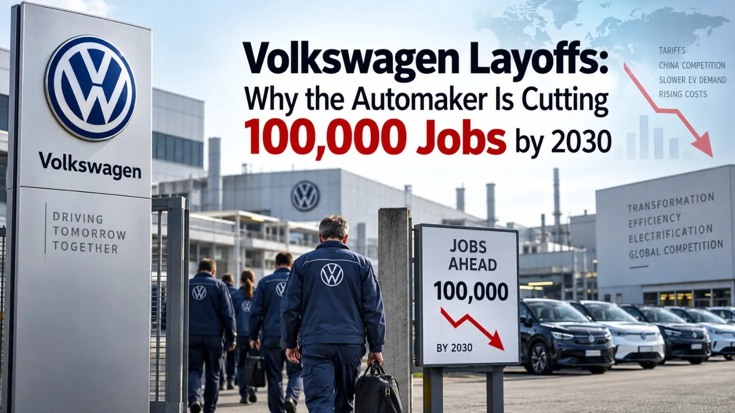 Volkswagen Layoffs: Automaker plans to cut 100,000 jobs by 2030