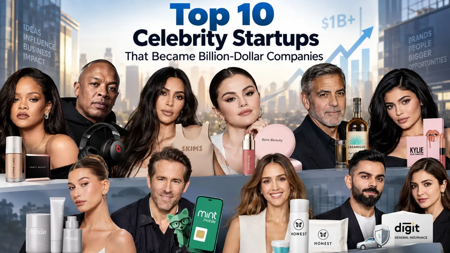 Celebrity Startups That Became Billion-Dollar Companies